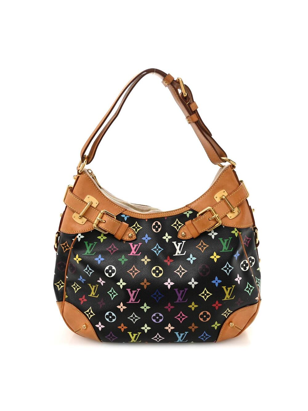 Louis Vuitton Multicolor Greta Black #262451L15B